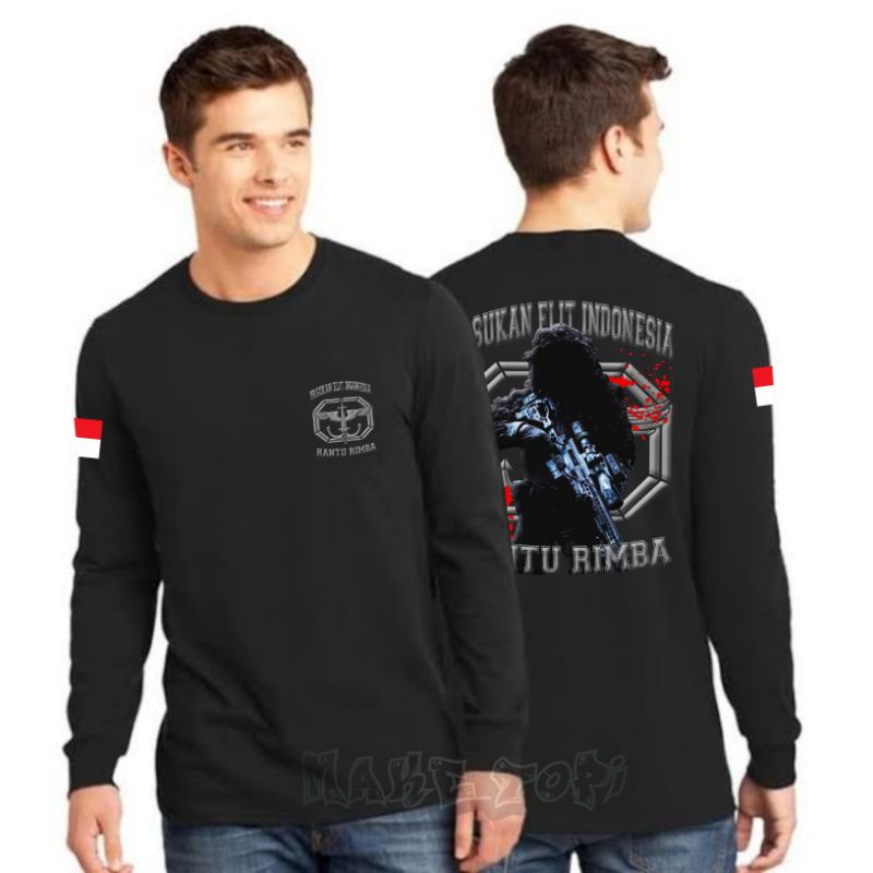 Jual KAOS TNI KOPASSUS PASUKAN ELIT HANTU RIMBA / TSHIRT KOPASSUS HANTU ...