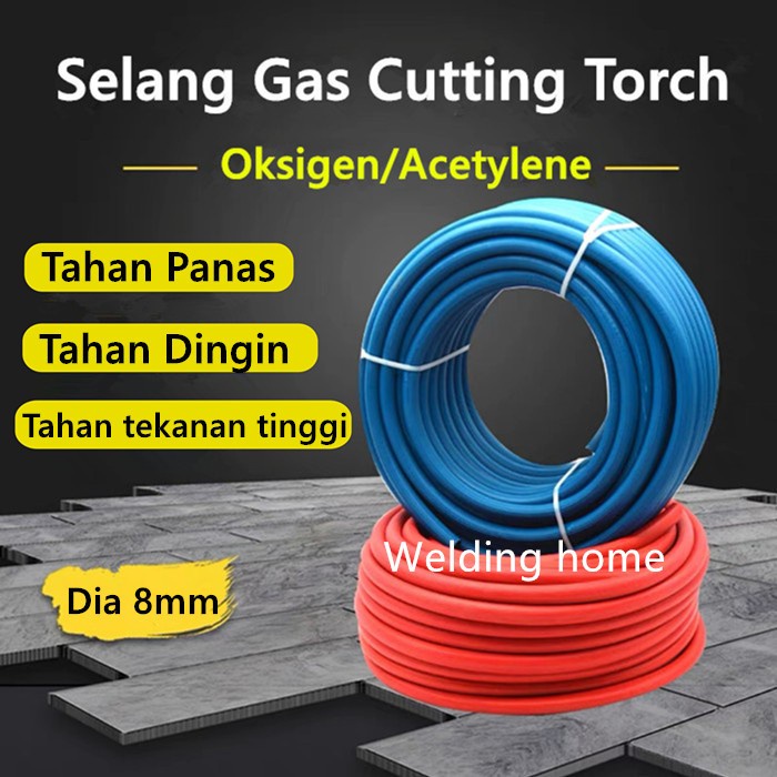 Jual Selang Las Blender Gas Welding Hose Oksigen Oxy Acetylene Mm M Shopee Indonesia