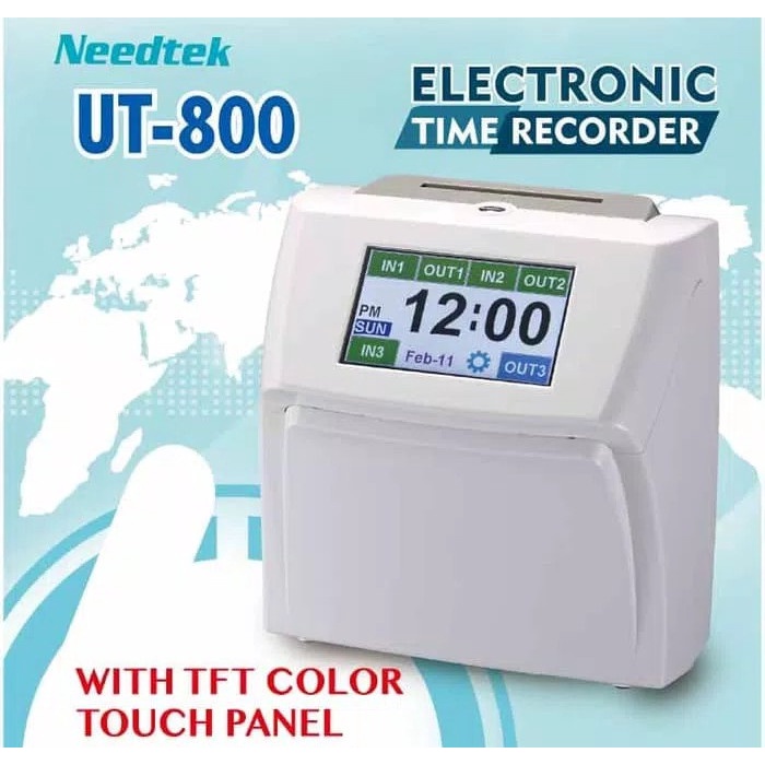 Jual Mesin Absensi NEEDTEK UT800 + 1PAK KARTU ABSEN - Check Lock UT-800 ...