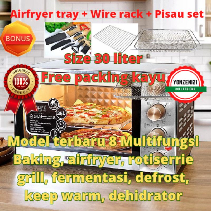 Jual 6IN1 AIR FRYER – PENGGORENG TANPA MINYAK (25L) – IDEALIFE IL