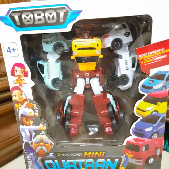 Jual Quatran Tobot Quadran 4 Mobil Jadi Robot | Shopee Indonesia