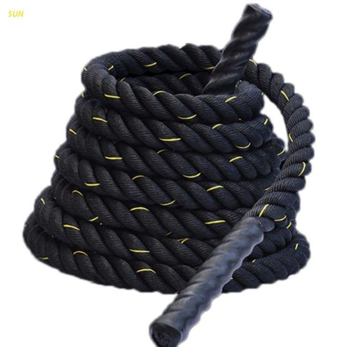 Jual Sun Heavy Jump Rope Skipping Rope Workout Battle Ropes For Men ...