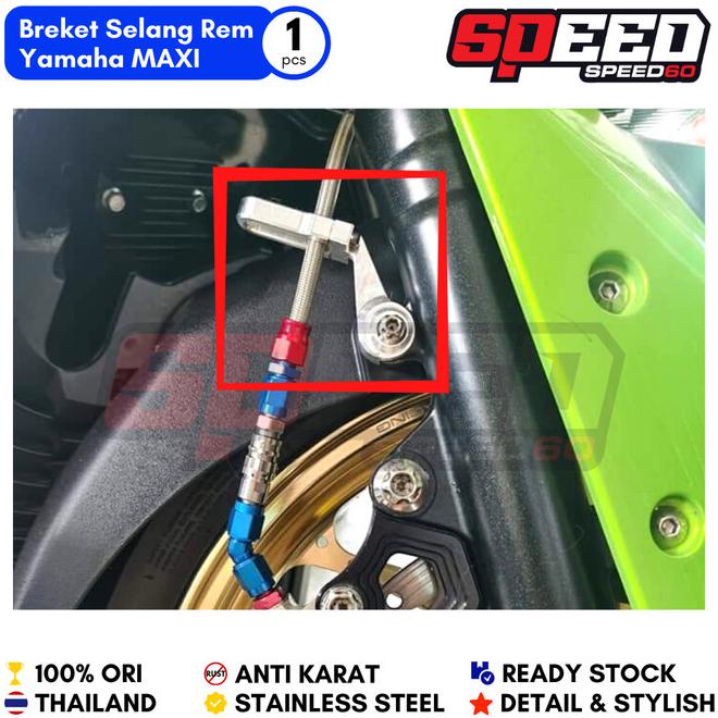 Jual Breket Selang Rem Yamaha Xmax Aerox Nmax Premium King Nut Thailand