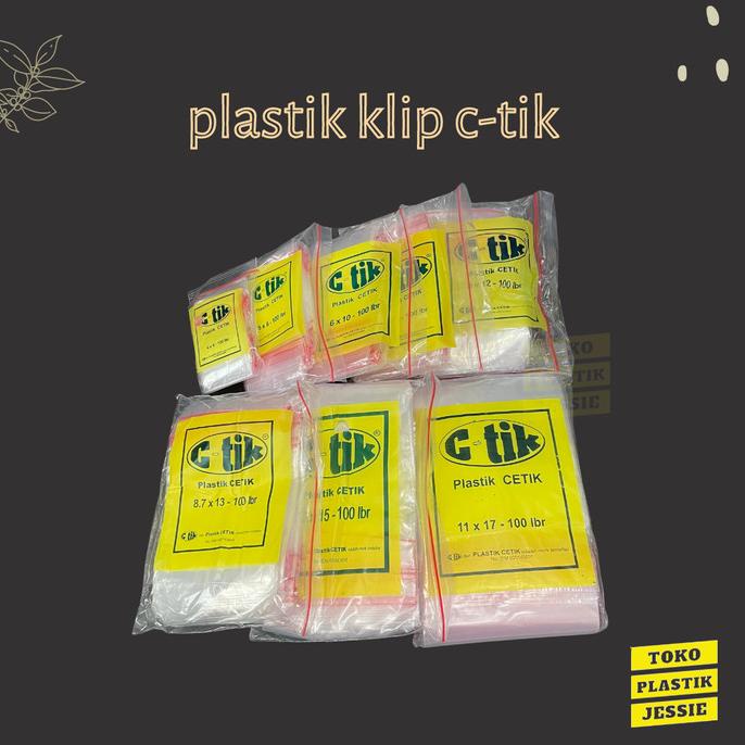 Jual ] Plastik Klip Ctik Isi 100 Lembar Berbagai Ukuran Shopee