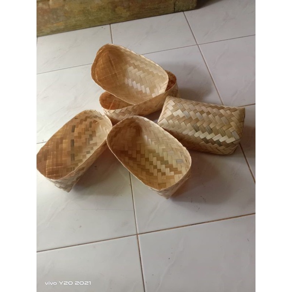 Jual Besek Bambu Persegi Panjang 20x10 Cm Harga Per Pcs | Shopee Indonesia