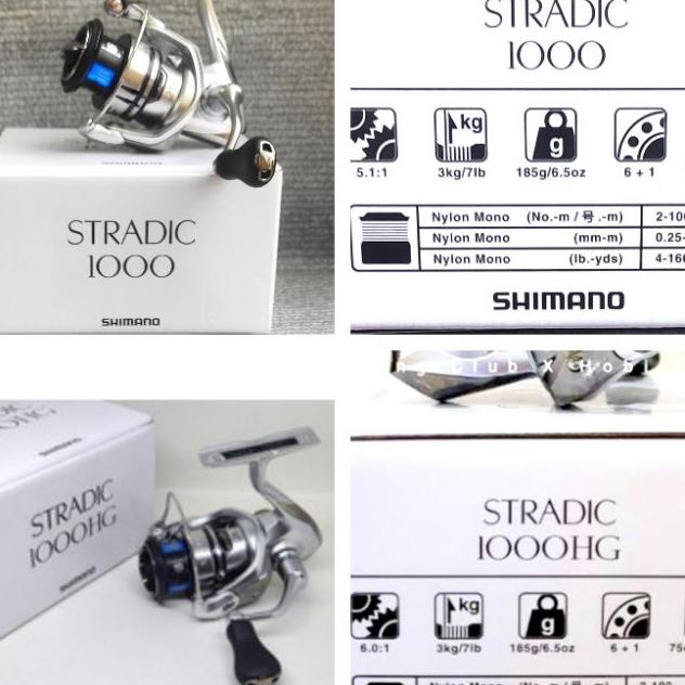 Jual Reel Pancing Shimano Fl Stradic 1000,1000 Hg, 2500,2500 Hg