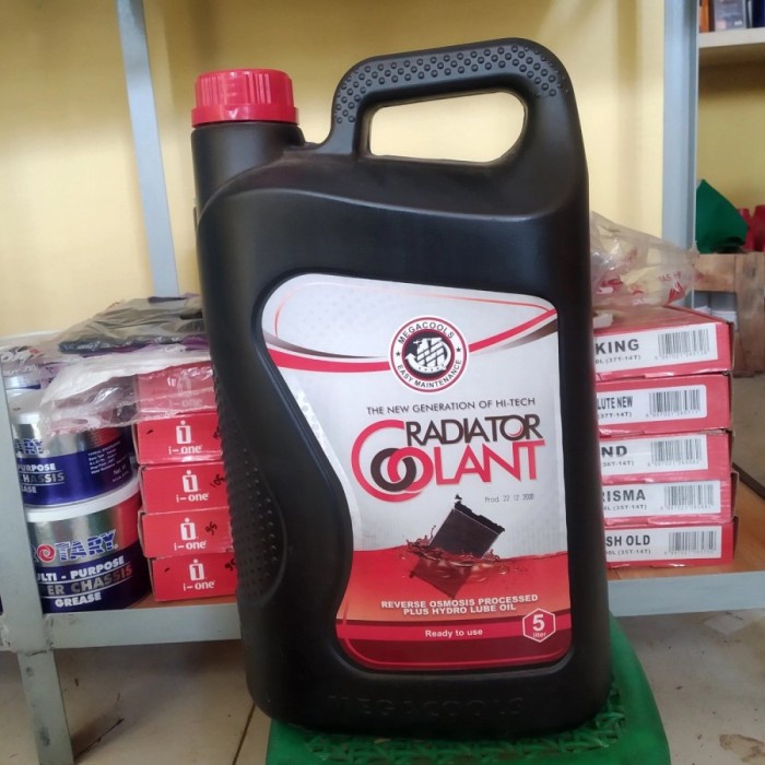 Jual MEGACOOLS RADIATOR COOLANTl Hijau/Merah 5L - Merah | Shopee Indonesia