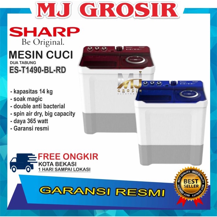 Jual Mesin Cuci Sharp Est Kg Tabung Kg Dolphinwave