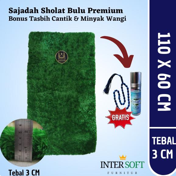 Jual Sajadah Bulu Rasfur Tebal 4 Cm Berkualitas 120x65 Cm | Shopee ...