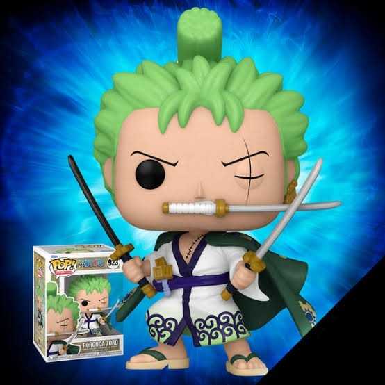 Jual Promo!!! Original Funko Pop One Piece Roronoa Zoro 3 Swords Wano ...