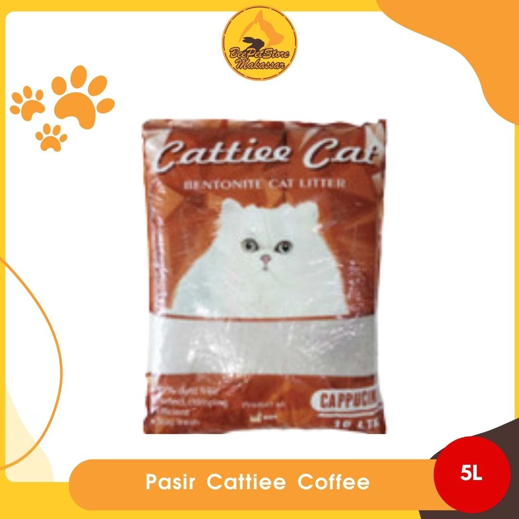 Jual Pasir Kucing-Pasir Cattiee 5L Coffee | Shopee Indonesia