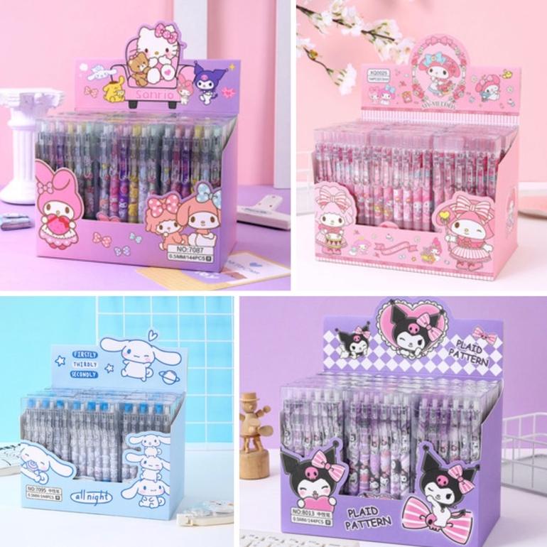 Jual NEW PRODUCT !! Pulpen Gel Cetek Sanrio 0.5mm 12 Pcs / Pena Sanrio ...