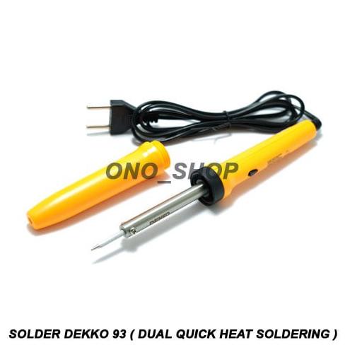 Jual Solder Dekko 93 ( Dual Quick Heat Soldering with Button 25-80 Watt ...