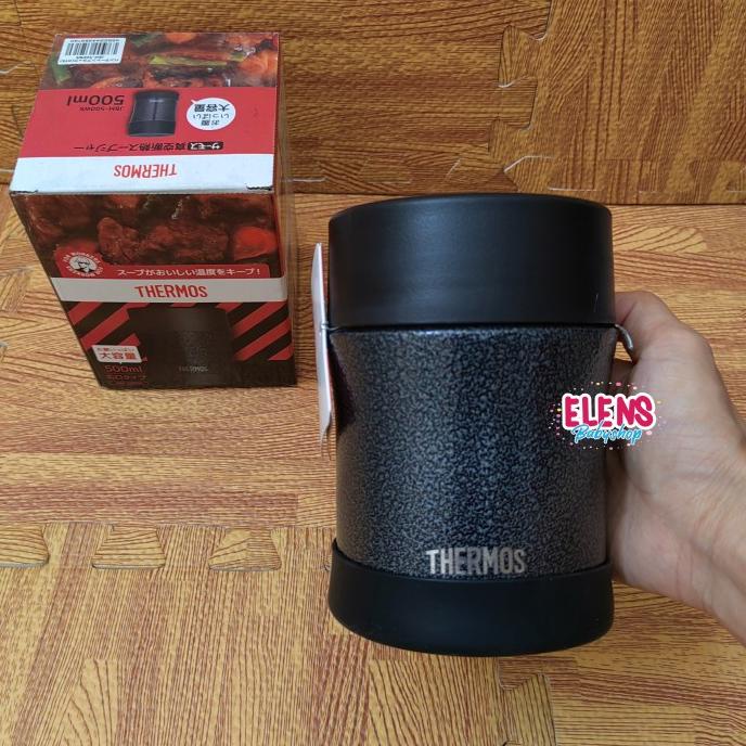 *THERMOS Vacuum Insulation Food Container 0.5L Black JBM-500 BK