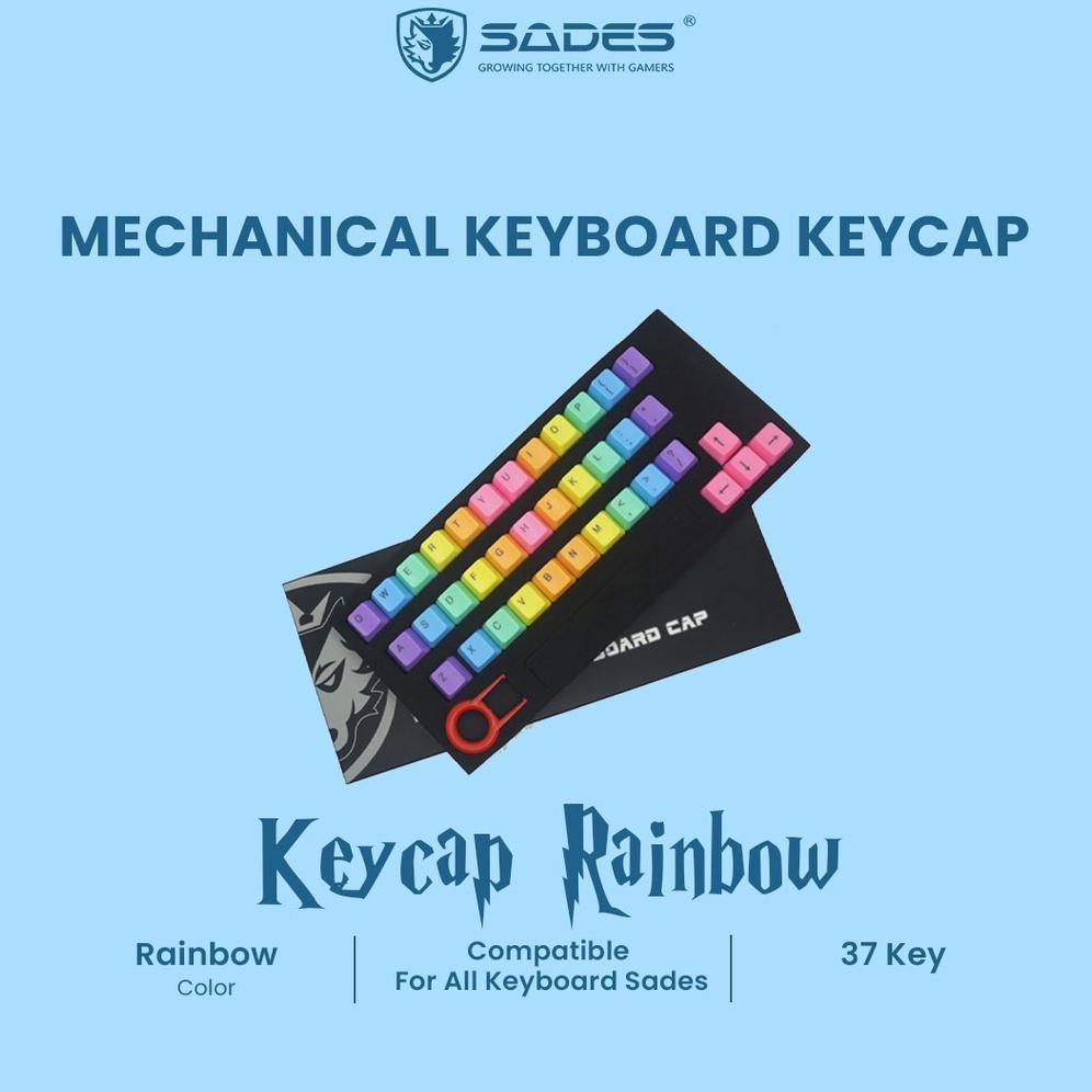 Jual Sades Rainbow Mechanical Keyboard Cap Shopee Indonesia
