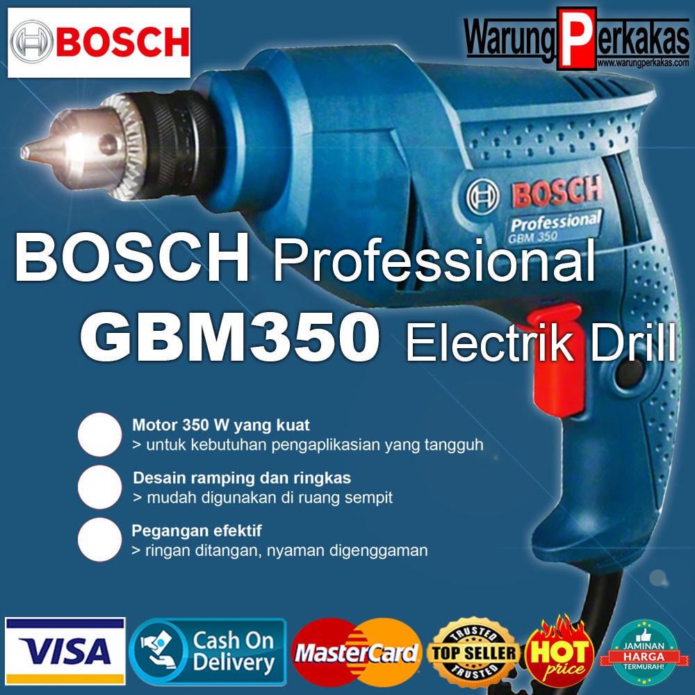 Jual BOSCH Mesin Bor 10mm GBM 350 VARIAN MAILTANK SH30 Murah Dan ...