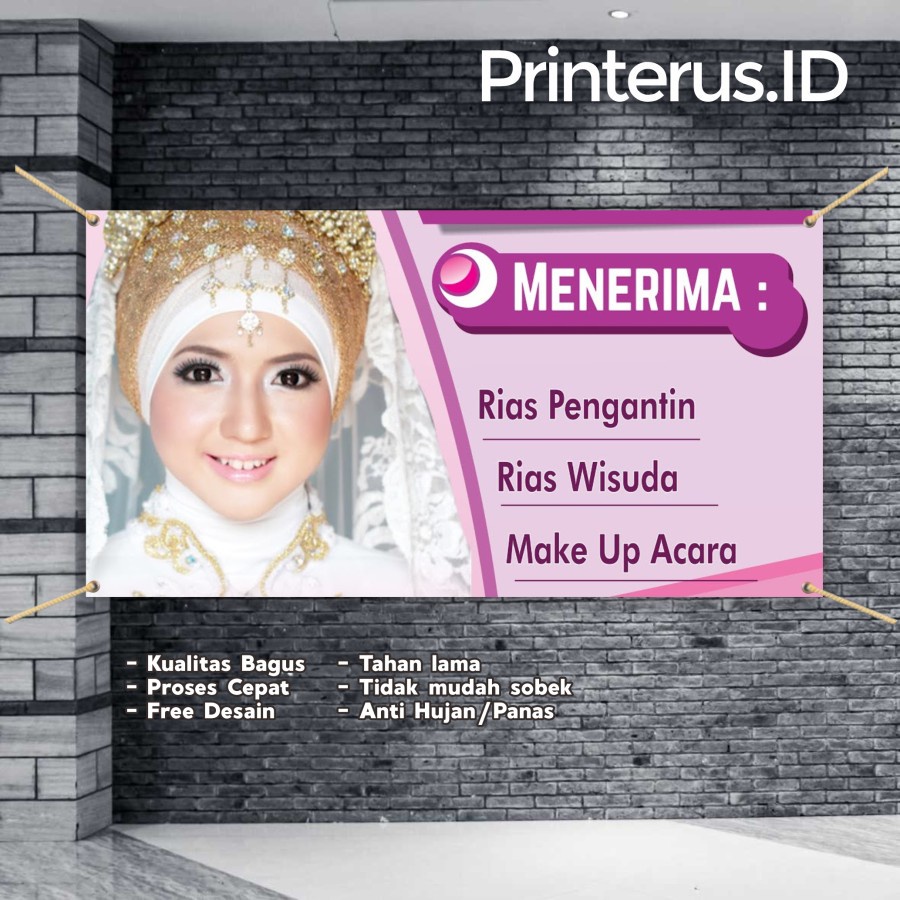 Jual Spanduk Banner Mmt Invitation Backdrop Rias Pengantin Cocok Untuk Pemula X