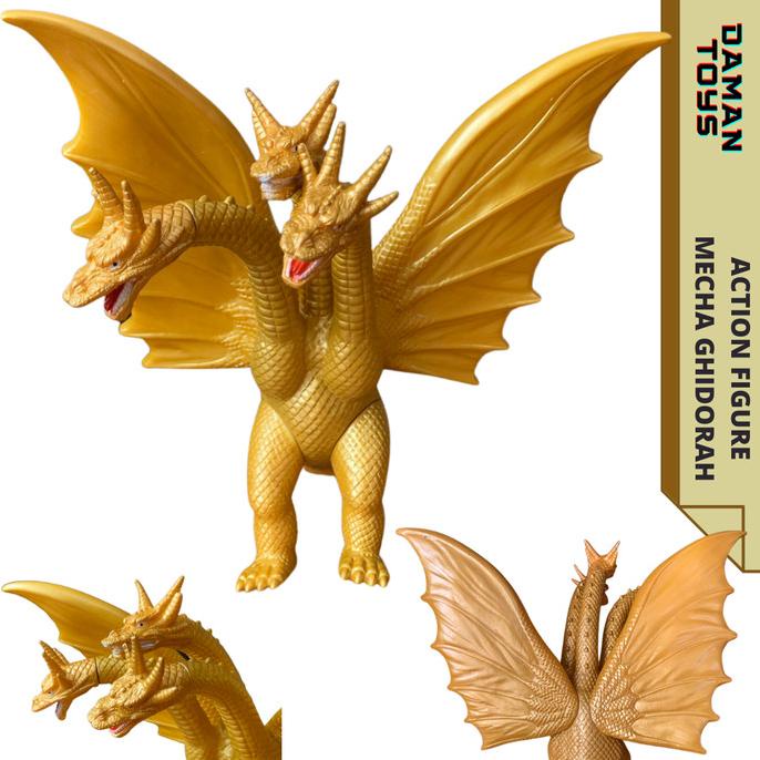 Jual Mainan Ghidorah King Of Monster Godzilla Action Figure Gidorah ...