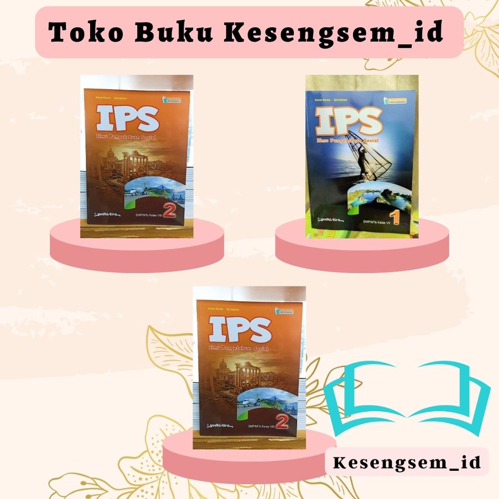 Jual Buku Ilmu Pengetahuan Sosial (IPS) Kelas 7, 8, 9 SMP/MTS Kurikulum ...