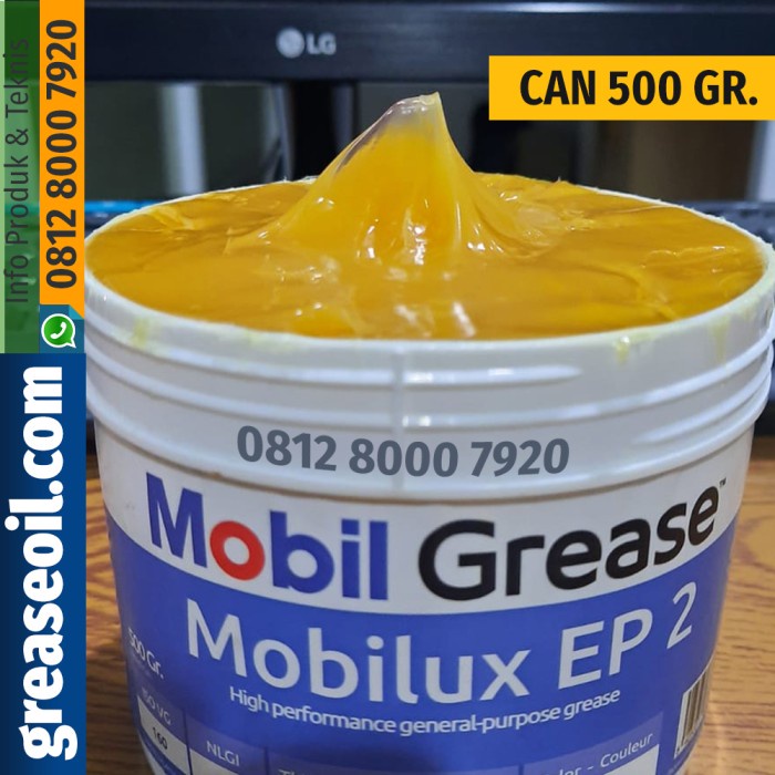Jual Mobilux Ep 2 Lithium Grease General Purpose Nlgi 2 Can 500 Gr