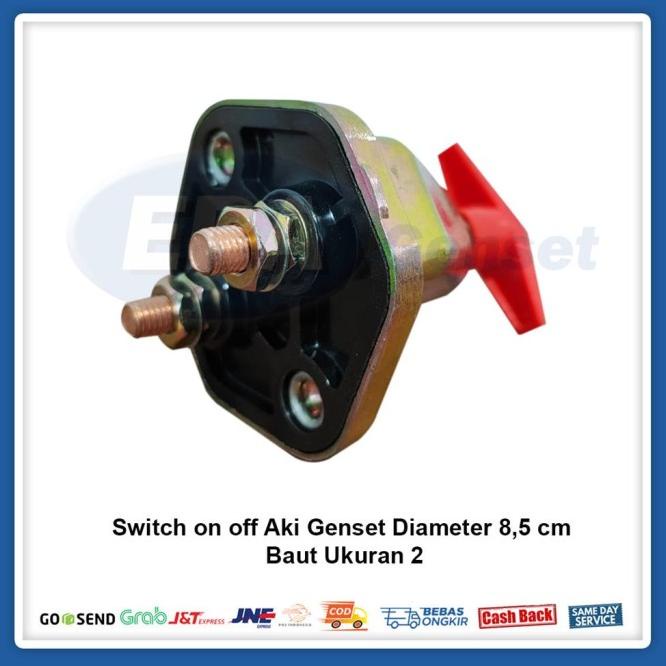 Jual Sparepart Genset Switch On Off Aki Genset Diameter 8.5 Cm Baut
