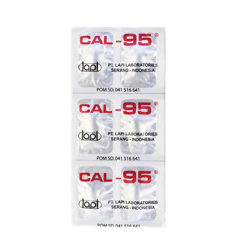 Jual Cal-95 6 Kaplet/Suplemen Kesehatan Tulang/Kalsium | Shopee Indonesia