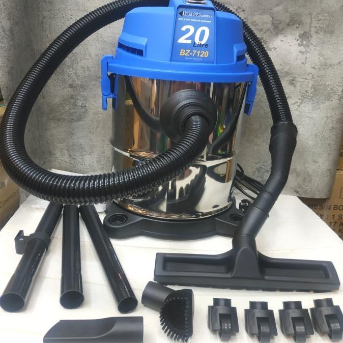 Jual VACUUM CLEANER 3 IN 1 WET+DRY+BLOW STAINLESS STELL TANK 20L 1000W