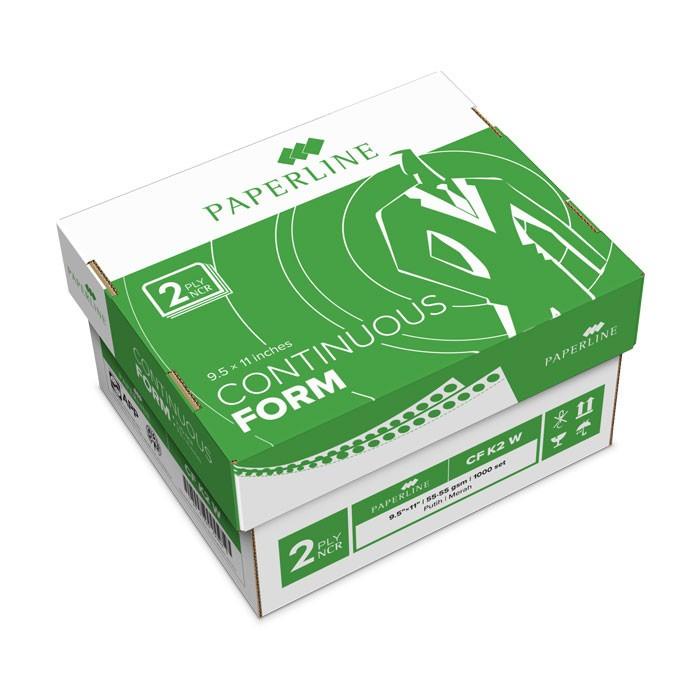 Jual Paper Paperline Ppl Continous Continuous Form 2 Ply Cf K2 W Warna ...