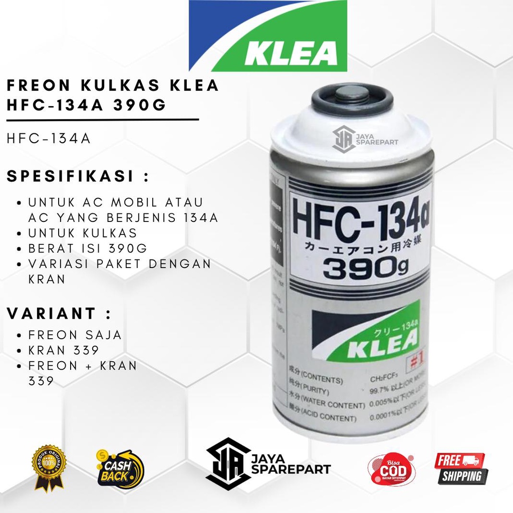 Jual Limited Freon Klea Hfc A Freon Ac Kaleng Freon Kulkas Shopee