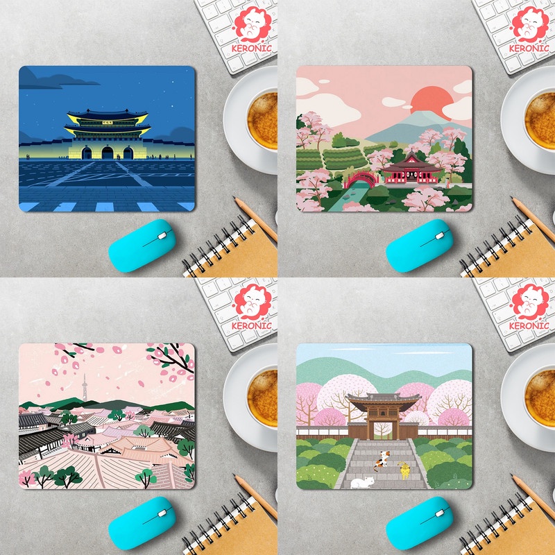 Jual Mousepad Alas Mouse Pad Motif Pemandangan Korea | Shopee Indonesia