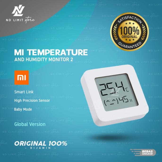 Jual Mi Mijia Temperature dan Humidity Monitor 2 Temperatur Ruangan