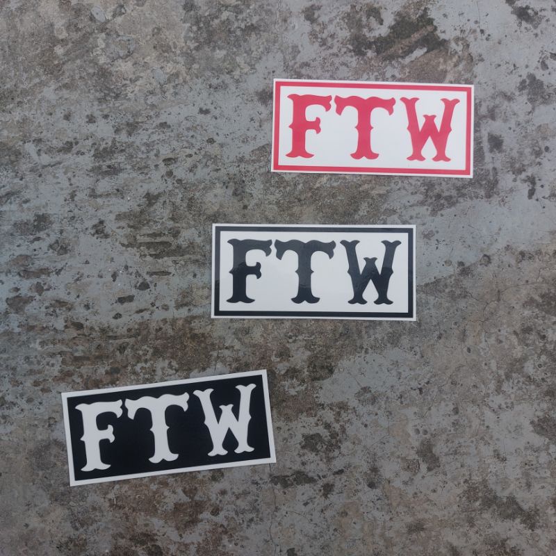 Jual STIKER - FTW - KUSTOM KULTUR | Shopee Indonesia