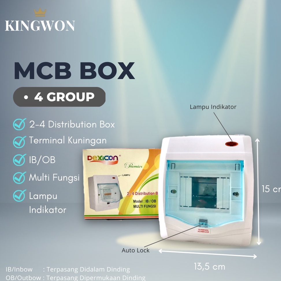 Jual Produk Premium Box Mcb Group Inbow Outbow Distribution Box