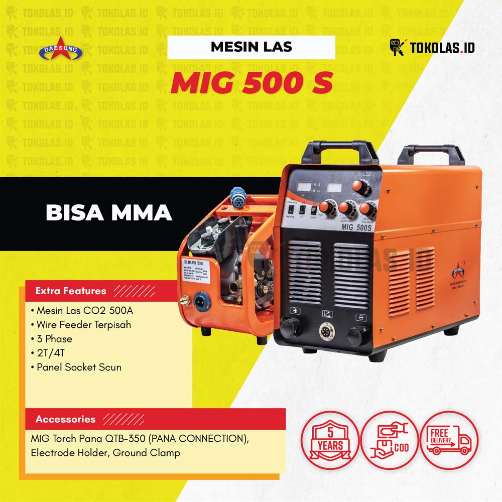 Jual Mesin Travo Trafo Las Co Inverter Welding Daesung Mig S Igbt Digital Display Mma Stick