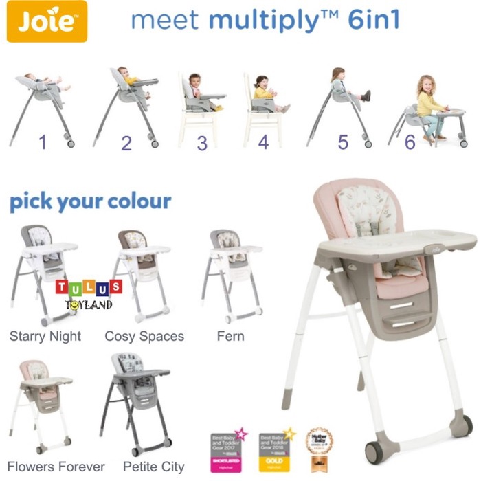 Jual Joie Multiply 6In1 High Chair Kursi Makan Anak Bayi 6 In 1