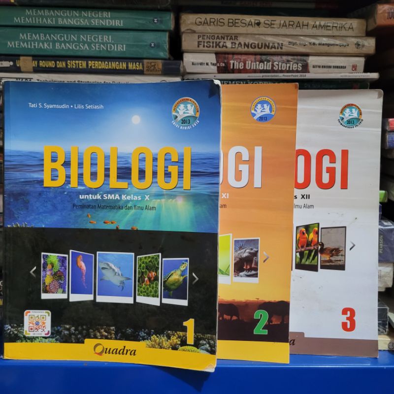 Jual BUKU BEKAS BIOLOGI KELAS 1/2/3 SMA QUADRA K13 REVISI | Shopee ...