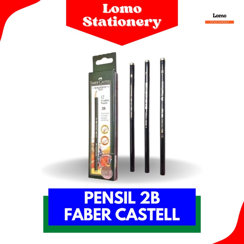 Jual Pensil Faber-Castell HB,2B,3B,4B,5B,6B,7B,8B | Shopee Indonesia