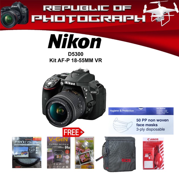 Jual Nikon D5300 Kit 1855Mm Vr /Kamera Nikon D5300 Kit 1855Mm Vr