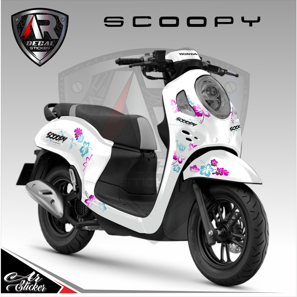 Jual Stiker Decal Scoopy New Full Body Stiker Motor Variasi