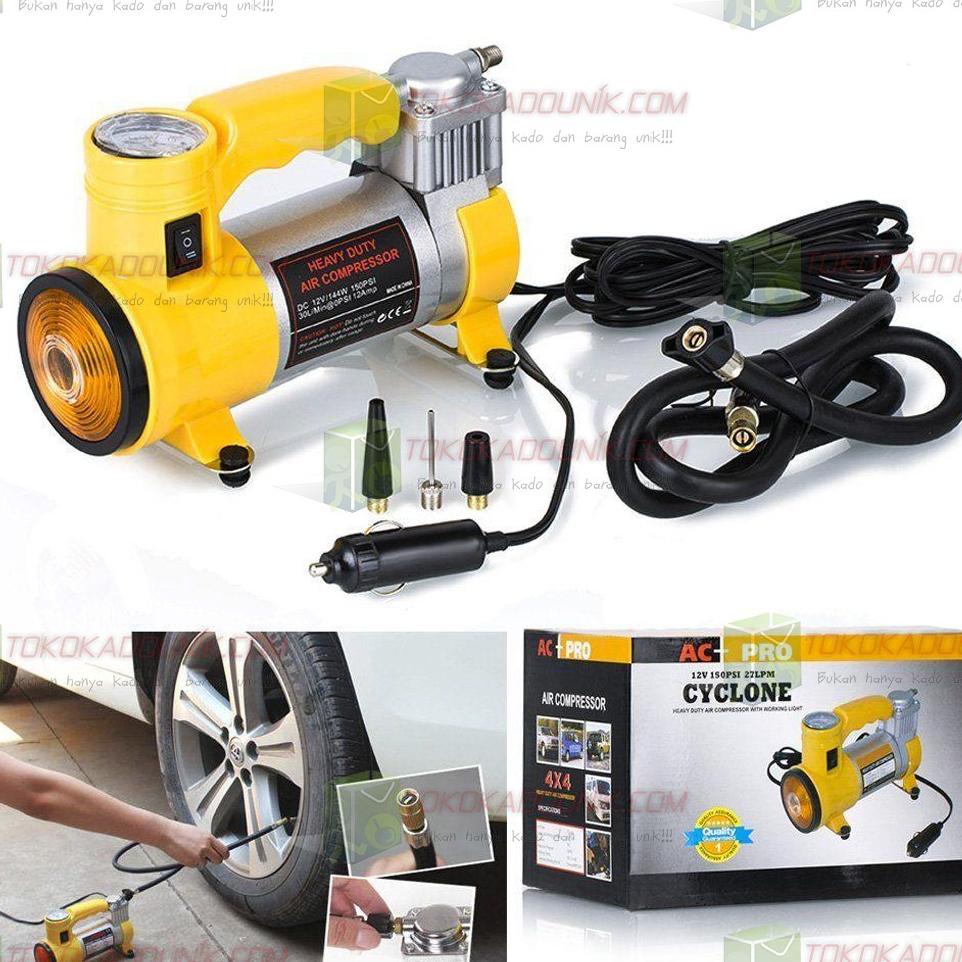 Jual Baru Portable Cyclone Air Compressor - Pompa Angin 150 Psi ...