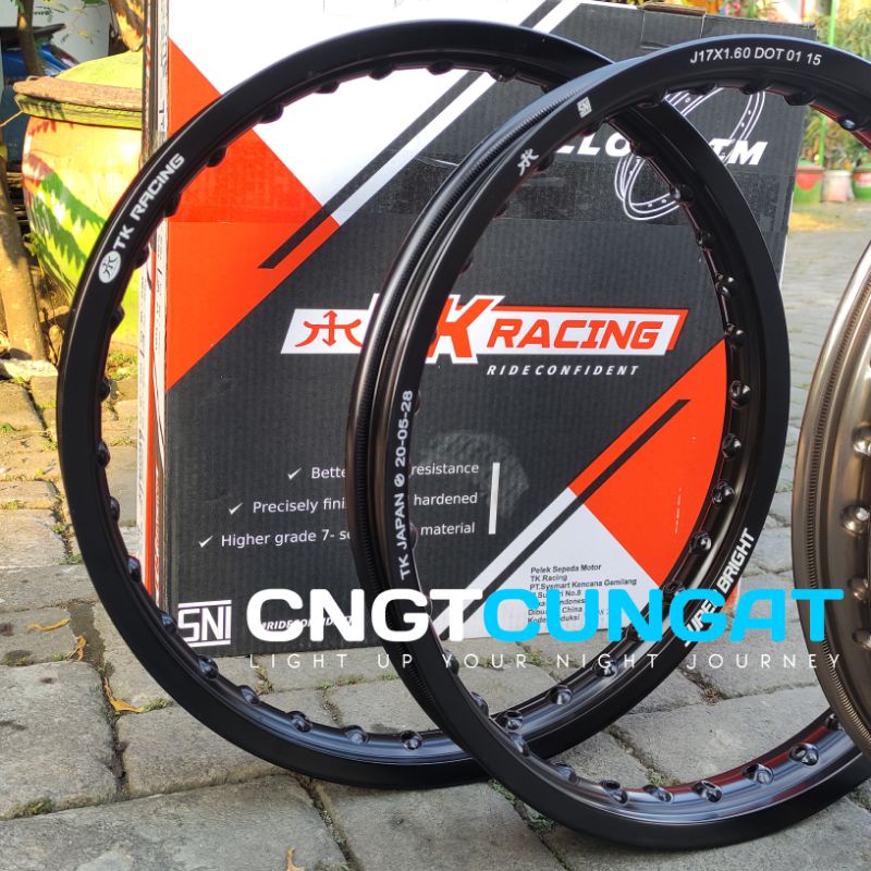 Jual Velg TK Racing TK Japan Ring 17 160 Super Bright | Shopee Indonesia
