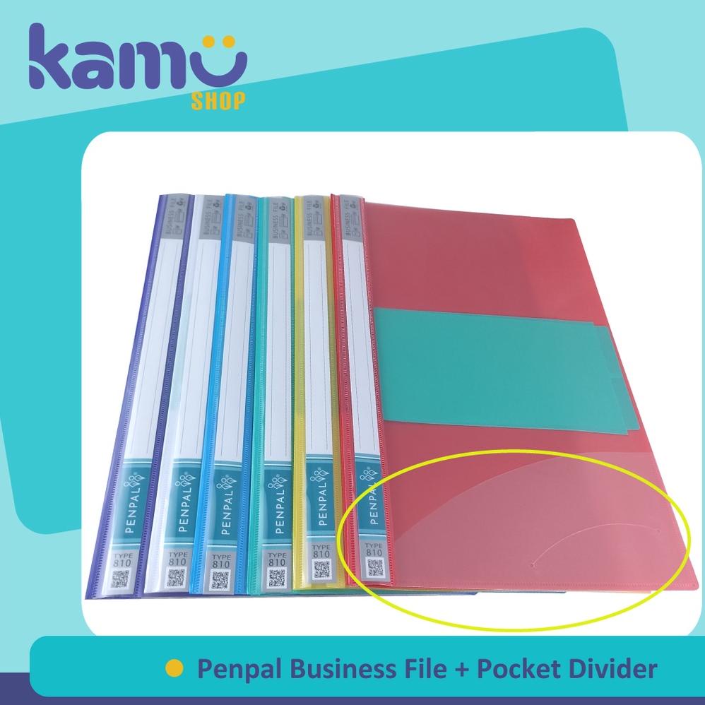 Jual Penpal Map Business File Deluxe Pocket - Index Folio Pl - 810 Isi ...