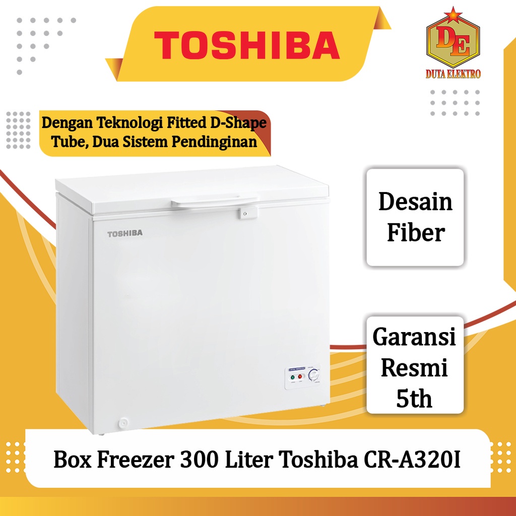 Freezer toshiba 2024 300 liter