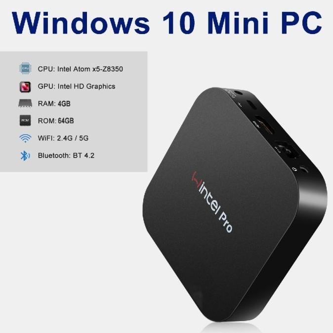Jual WINTEL W8 PRO Mini PC - Intel Atom x5-Z8350 - 4GB-64GB - Windows ...