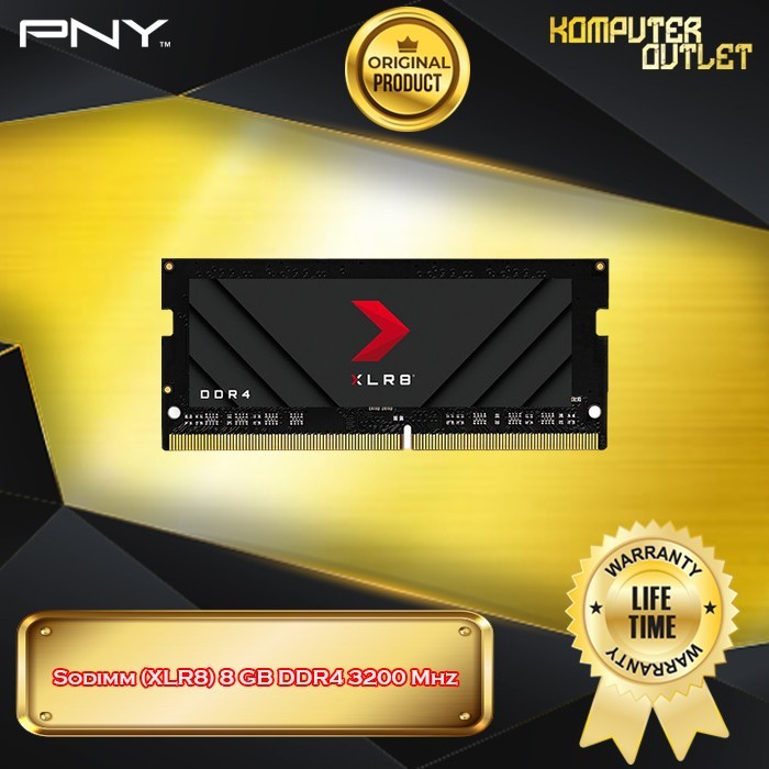 Jual Ram Laptop 8Gb Ddr4 3200Mhz Xlr8 Gang Memory Sodimm - Pny | Shopee ...