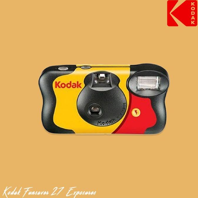 Jual Kodak FunSaver 27 Exp Disposable Camera Flash 35mm ISO 800 Fun ...