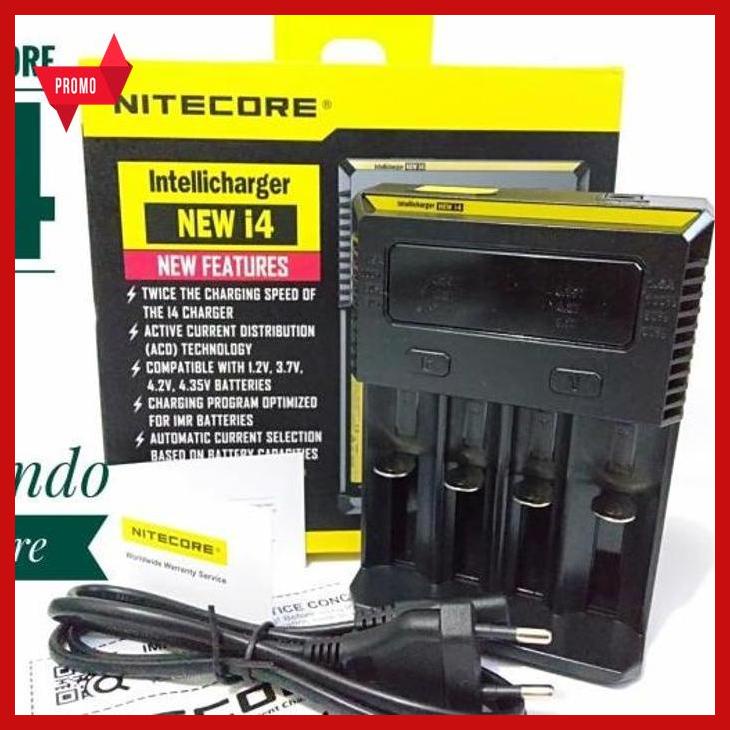 Jual Battery Charger Nitecore i4 Original Intellicharger 18650 - 4 slot ...