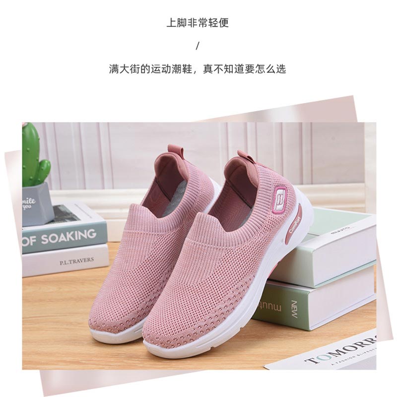 Jual low top knit sports shoes for men tennis man running sport man ...