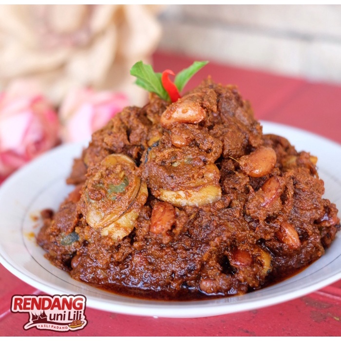 Jual Rendang Lokan Asli Padang Uni Lili 250gr Shopee Indonesia 