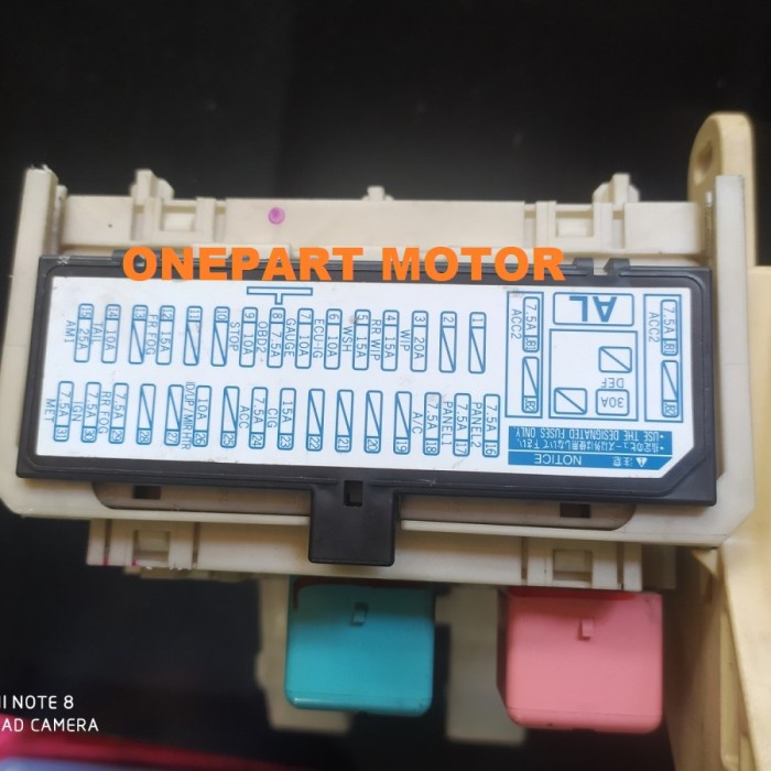 Jual fusebox sekring vios manual original bergaransi familytoko777 ...